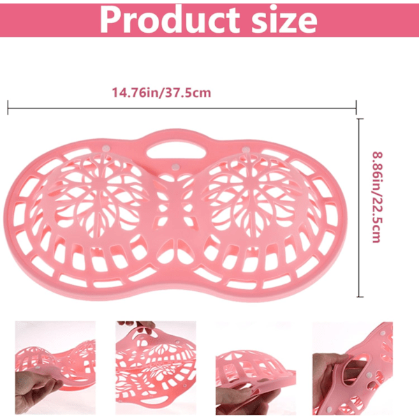 BH tvättpåse silikon BH tvättpåse 35 x 20 cm BH-väskor för tvätt flexibel bekväm BH tvättskydd för tvätt, tvättmaskin, torktumlare