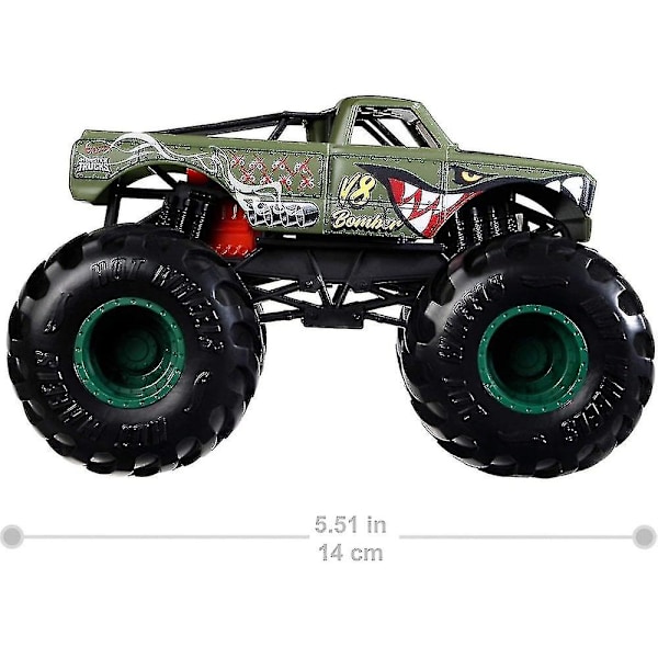 Hot Wheels V8 Bomber Oversized Die Cast Monster Truck