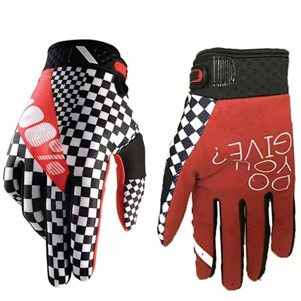 NYA Mtb Mountain Bicycle Handskar Motorcykel Racing Handskar MX Motocross Handskar Finger Cykelhandskar Cykeltillbehör Grid--100 XXL