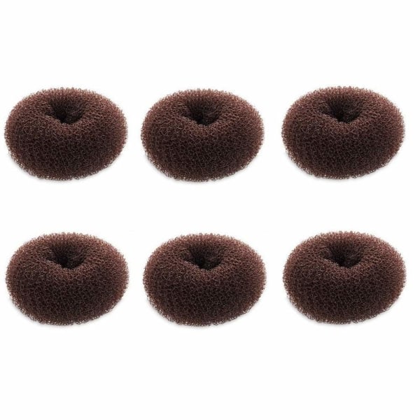 Extra liten hårbullemaskin för barn, 6 st Chignon-hårmunk SQBB