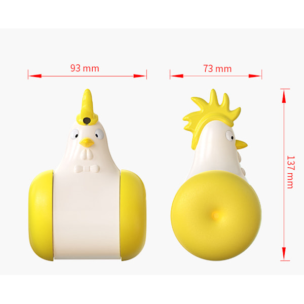 Lemmikkieläinten tarvikkeet, sähköinen laserkynä, liikkuva pallokaruselli Kiusaavat kissanlelut (keltainen kissa helppo kana)