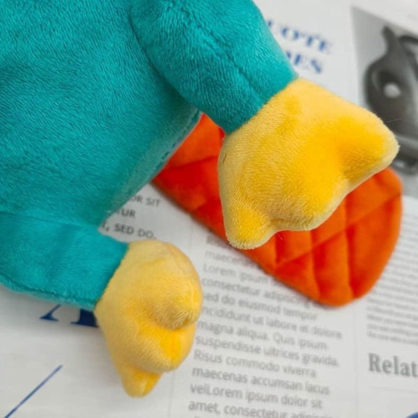 Perry The Platypus Plyschdocka, Cut Duck Plysch Mjukdocka Plyschleksaker Barn Och Vuxna Soffdekoration i sovrummet, Perry The Platypus Plyschleksak