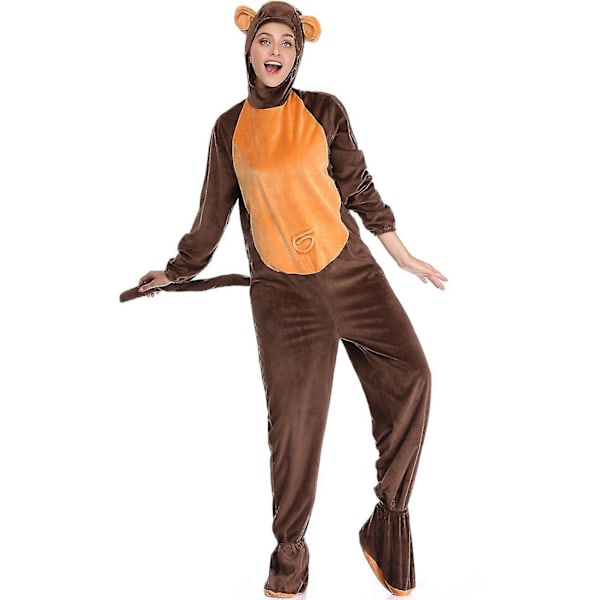 Halloween Cos Spela Djur Liten Apa Anime Kostym XL