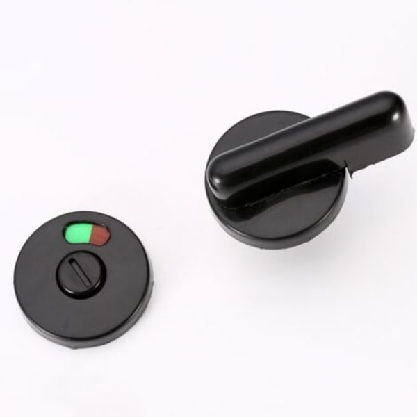 Toalettlås med låsindikator, Svart, 1st, Fonepro