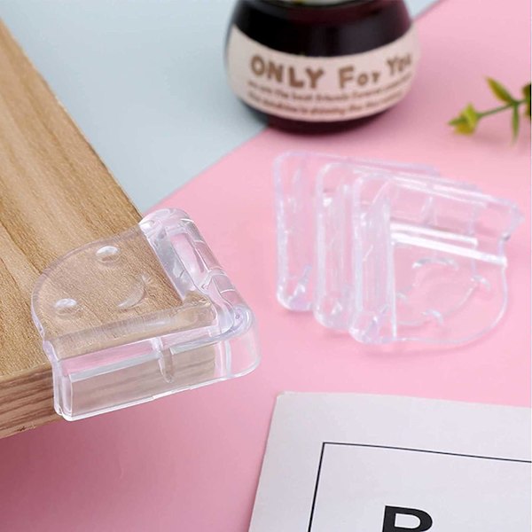 Hörnskydd Transparent Silikon Bord Hörn Baby Protecto