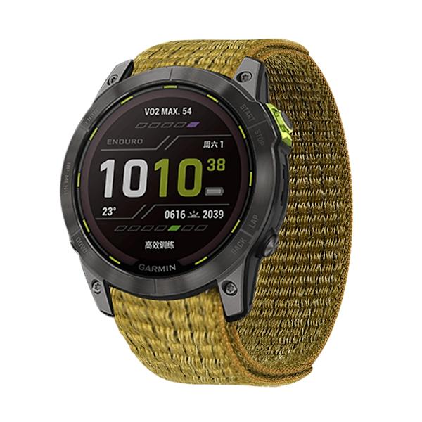 26 mm 22 mm Virallinen nylon Garmin Enduro 2/Fenix ​​6X 6 Pro 5X 5 Plus 7X 7/Epix Gen 2 Ultralevy Älykellohihnojen ranneke E 26mm Fenix 7X-3HR