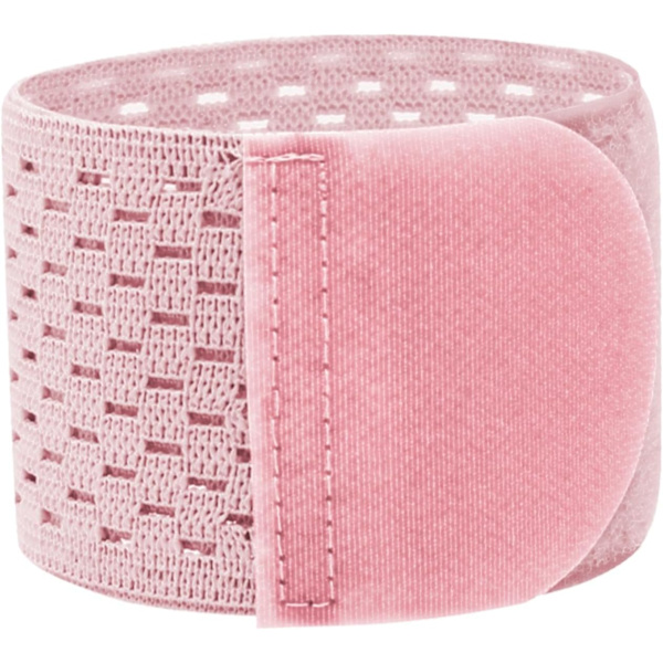 Vaaleanpunainen rannetuki nyrjähdykselle, hengittävä tuki urheiluun Pink