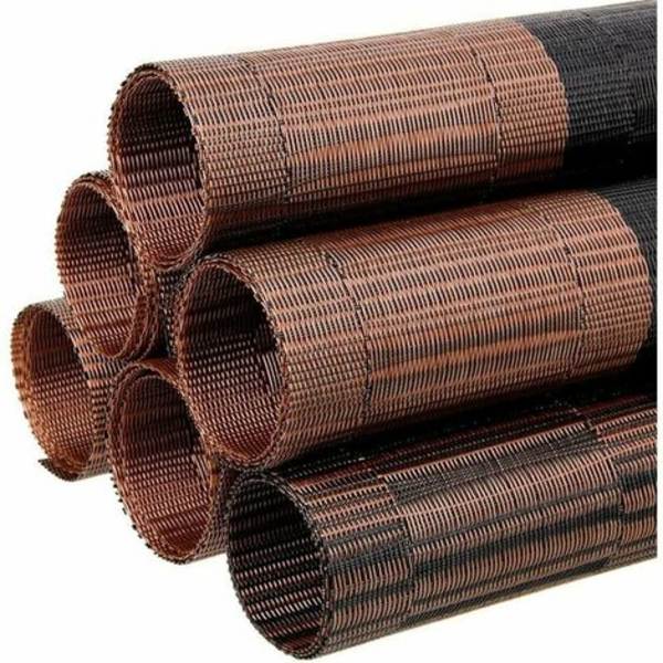 6 kpl Liukumattomat PVC-Alusmatot Pestävä Alusmatto (45x30cm) Alusmatot Keittiöön, Olohuoneeseen, Puutarhaan tai Ruokailutilaan (Musta-