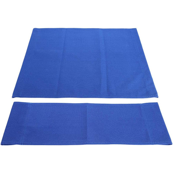 994338 Stol Canvas Överdrag, 1 Set Regissörsstol Canvas Ersättningssäte Duk Hemtillbehör Möbler Tillbehör (Blå) Blå