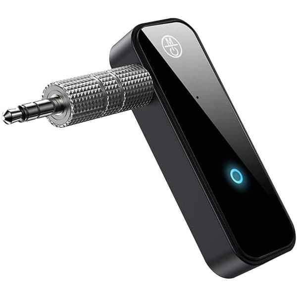 Bluetooth 5.0-mottaker for bil med støyreduksjon Bluetooth Aux-adapter Håndfri samtale Musikk-mottaker[DB]—max