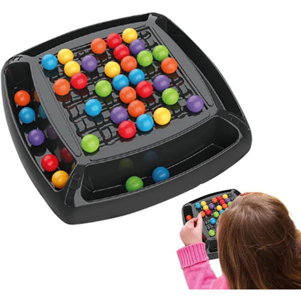 Regnbue Puslespill Sjakkspill | Intellektuelt Strategispill for Barn & Voksne 48 pcs