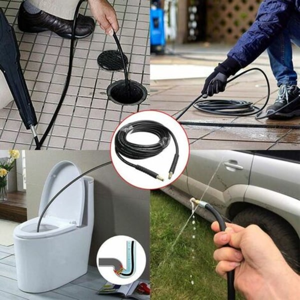 Korkeapainepesurit Vedenpuhdistusvaihto Korkeapaineletkun puhdistussarja 6M/8M/10M/15M Karcher K2 K3 K4 K5 K6 K7:lle