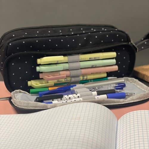 Penalhus / Penneskrin - Etui til penne Sort Sort_max Svart