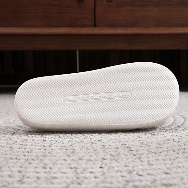 Morsomme Jule-Hjemmesko, Varme Elg-Plysj for Kvinner og Menn Red Pearl D 40/41 EU