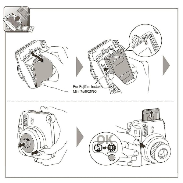 Fuji Instax Mini Film for Instax Mini Instantkameraer