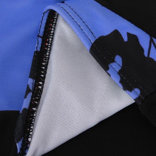 Badedrakt Dame Badedrakt Dame Print Sett Todelt BH Badedrakt Strandklær Dame Bikini Badedrakter Blå Blue XXL