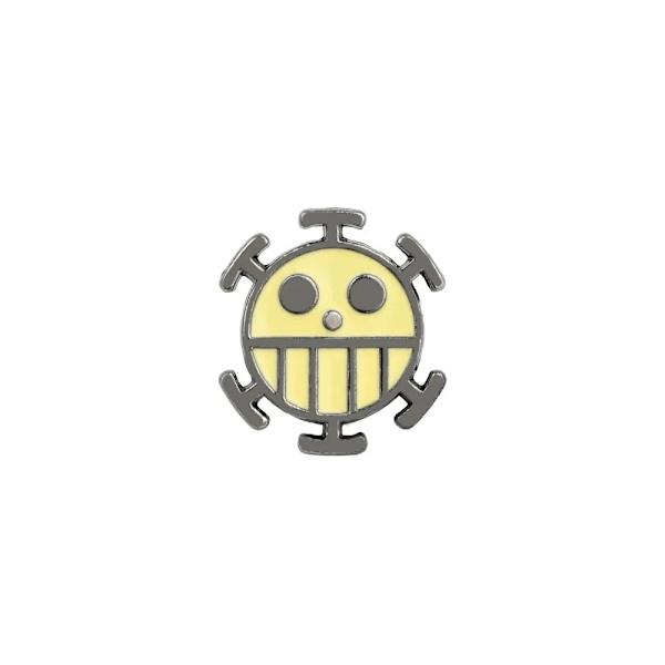 One Bit Tecknad Brosch Anime Action Figur Luffy Zoro Sanji Stift Emalje Smycken Ryggsäck Kläder Broche Barn Födelsedagsgåva Imitation Rhodium Pläterad