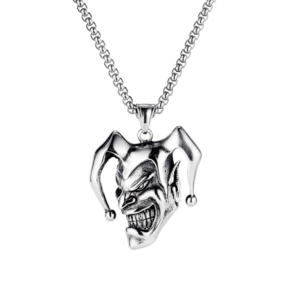 Skull Halskæde til Mænd Gothic Joker (1st)