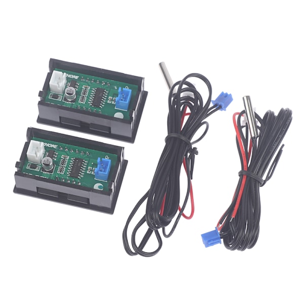 12V LED Digital Termometer Bil Inkubator Akvarium Temp Röd