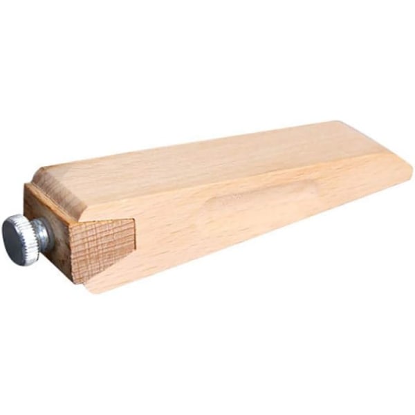 CQBB Träslipblock, handgjorda läderhantverksslipmedel - bokborrare - Läderpoleringsverktyg DIY-kantslipverktyg (10,5 * 2,2 cm, som bildvisning)