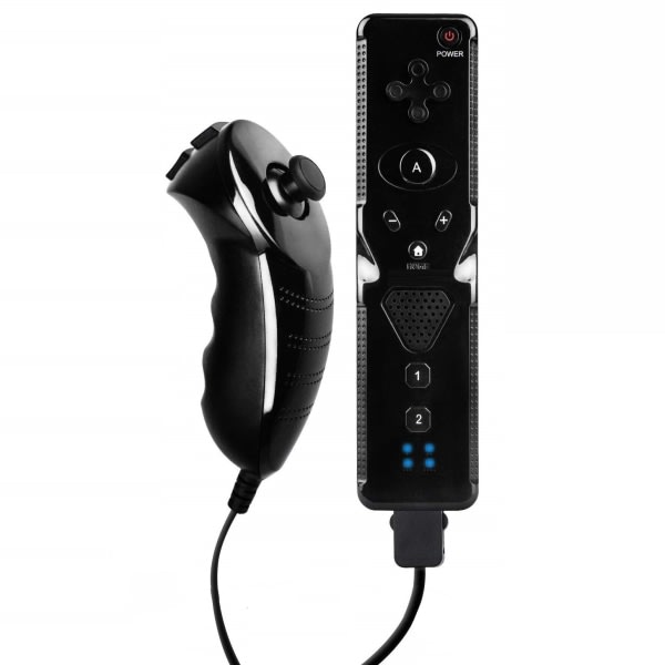 Wii Remote och Nunchuk Controller Black