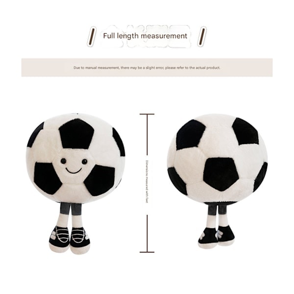 Søt fotball basketball volleyball pute dukke, plysj sportsdukke gave romdekorasjon 16cm r 16cm Rugby Man