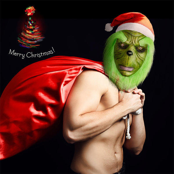 Hur Grinchen stal masken spel läskig ond Halloween jul vuxen