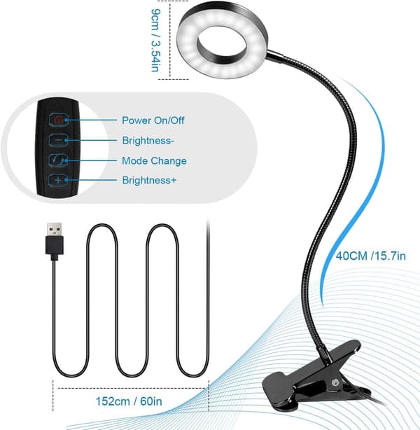Perfekt<p>ENERGIBESPARENDE & ØJENSICHERHED: Med USB-strøm bruger LED-lamper en - Perfet-max