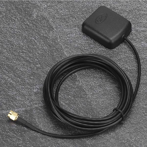GPS-aktiv antenne, GPS-antenne bil 3 meter/9,8 ft SMA- luftkabel magnetisk bas navigationssignal DVD Am