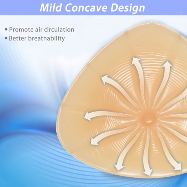 Silikon Bröstform Mastektomi Protes Triangelform 150g 150g