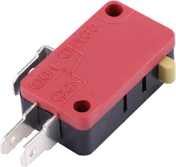 10st Röd 3-stifts Tryckknappsbyte för Arkadspel Micro Switch Arkadknappar