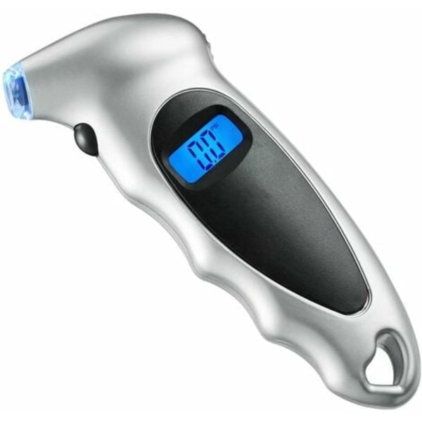 Digitaalinen rengaspainemittari 10 baaria, digitaalinen rengaspainemittari autolle, pyörälle, maastopyörälle, moottoripyörälle