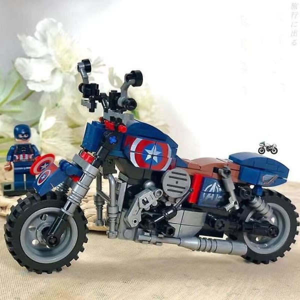 SQBB Harley Motorcykelmodell Barns pedagogiska monteringsleksaker