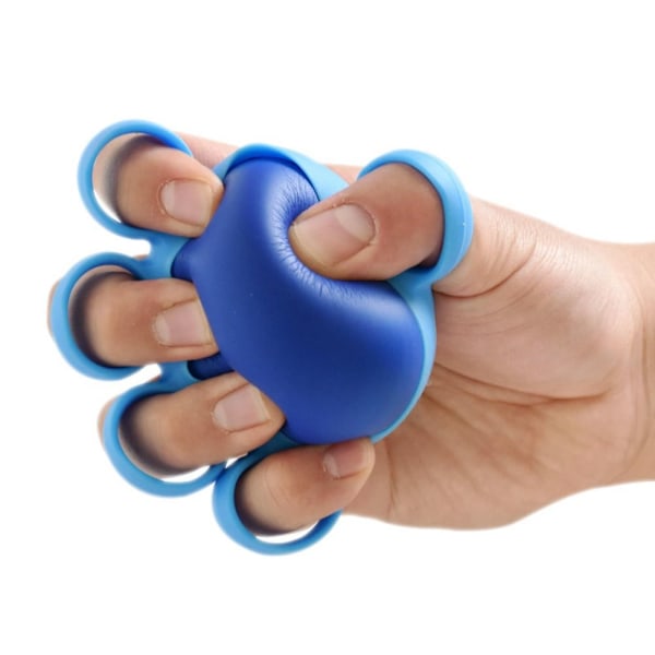 Finger Grip Ball Strength Recovery Trainer Fem fingrar massag Style 1 Style 1