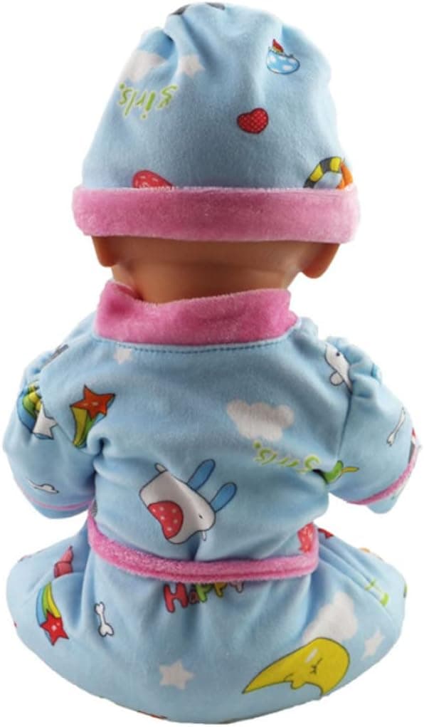 Dockpyjamas Baby Doll Robe Outfits Kläder Warme