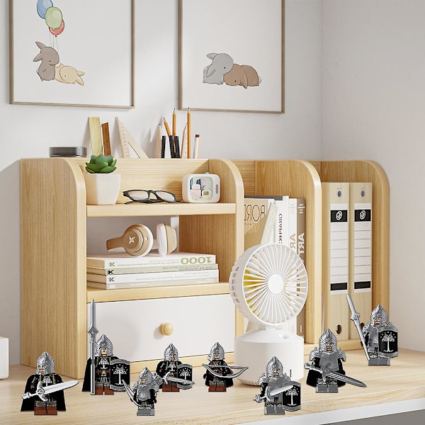 8 stk middelalderfigurer antikke romerske minifigur riddere soldat actionfigur byggeklodseleksager børnelegetøj gavekollektion