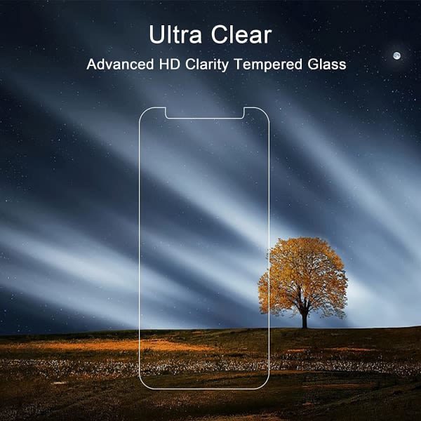 CQBB Skärmskydd i glas för iPhone 12/12 Pro 2020 6,1 tum 3