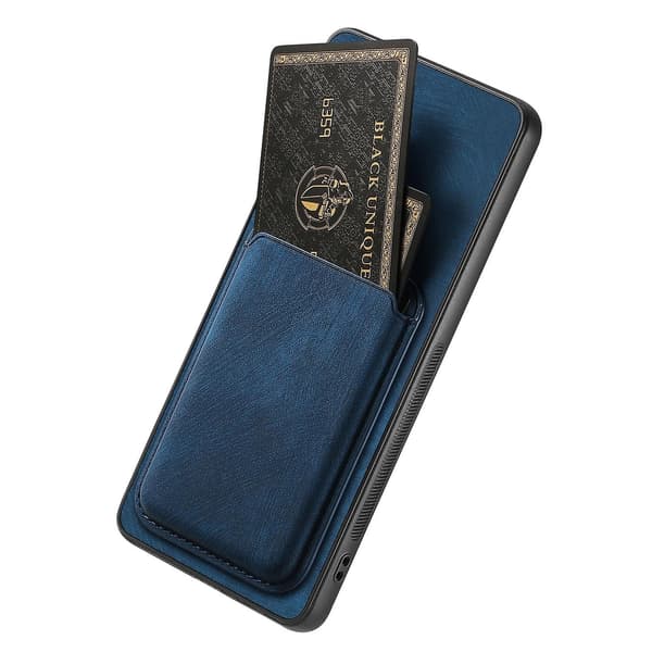 Magnetisk Kortmappe Mobilskall for OnePlus 12 5G - Perfekt Blå-max Blue