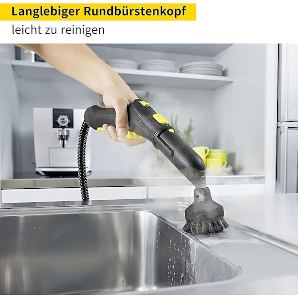 2 stk store runde børster for Karcher damprenser