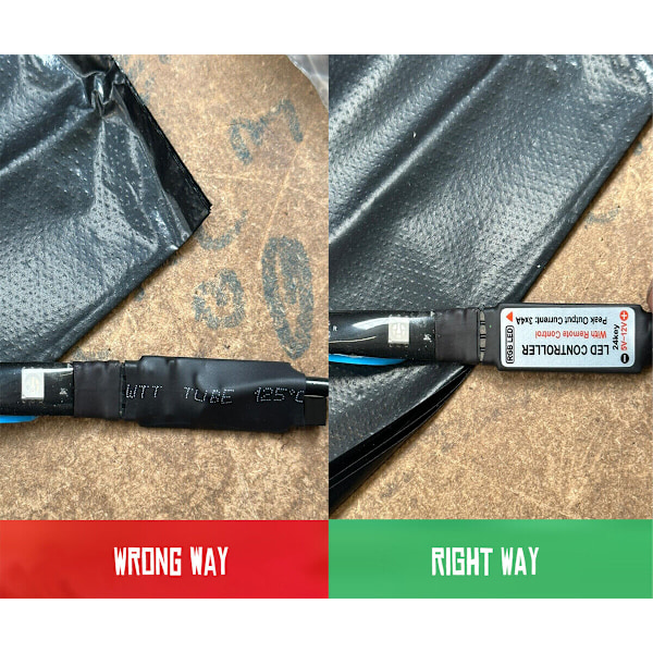 1-5M USB LED-strimmelbelysning RGB-farve 5050 skiftende tape Skab Køkkenbelysning 2M strimmelbelysning Fuld sæt 2M Strip light Full Kit