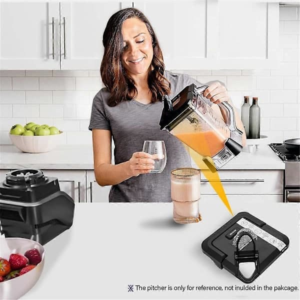 Erstatningslås til Ninja Blender 72oz XL-kander, Erstatnings firkantet toplåg til Ninja B—max