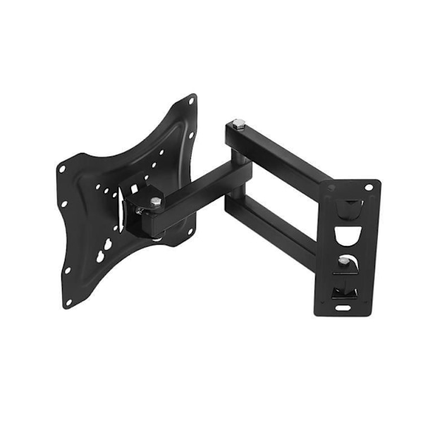 Svingbart TV-veggfeste - TV-feste med arm - 14-55 tommer Black Svart