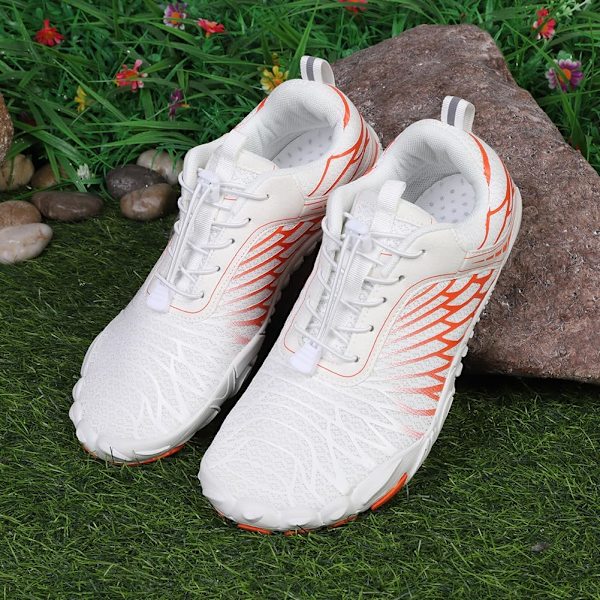 Unisex Barefoot Sko, Hurtigtørrende, Letvægts, Åndbar, Skridsikker, Bred Tådesign H02 orange 43 EU