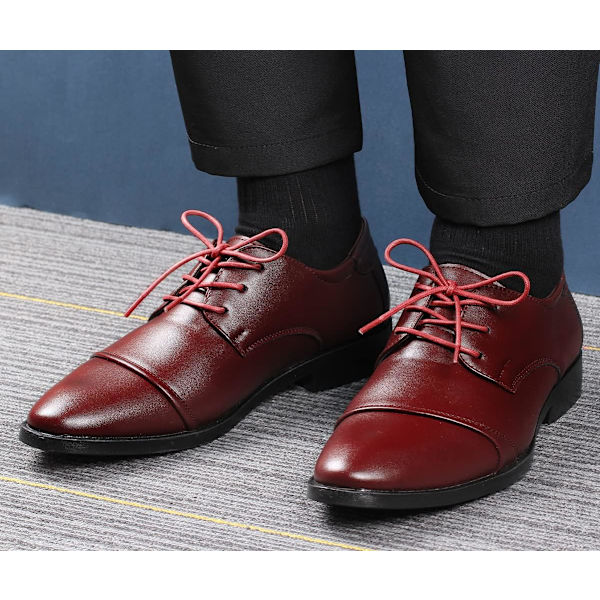 Voksbehandlede Runde Snørebånd 3/32\" til Herre- & Damesko - Sort, Mørkebrun, Bourgogne, 27\" - 3 Par Black Dark Brown Burgundy 27"-3 Pairs