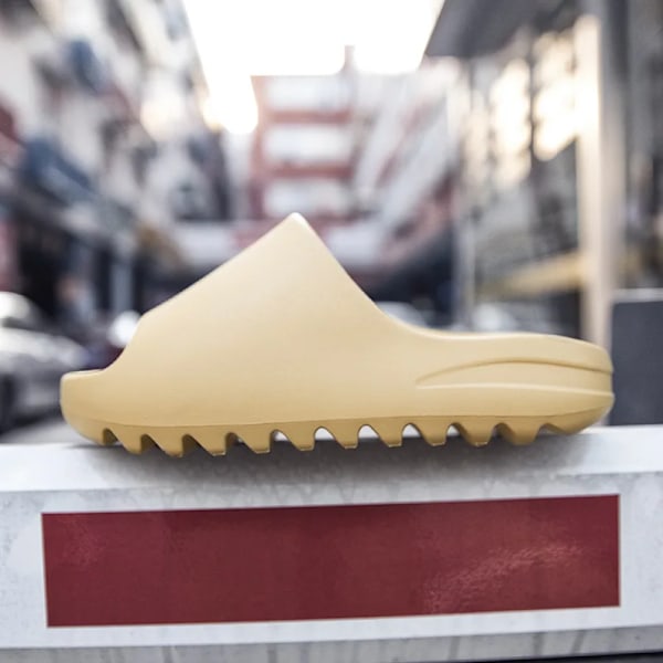 Goosecret Män Eva Plattform Moln Tofflor Mjuk Sole Sandaler Icke-Slips Sovrum Slides Male Mysiga Hem Skor Mjukt E Strandbilder BW 40-41(passar 39-40)