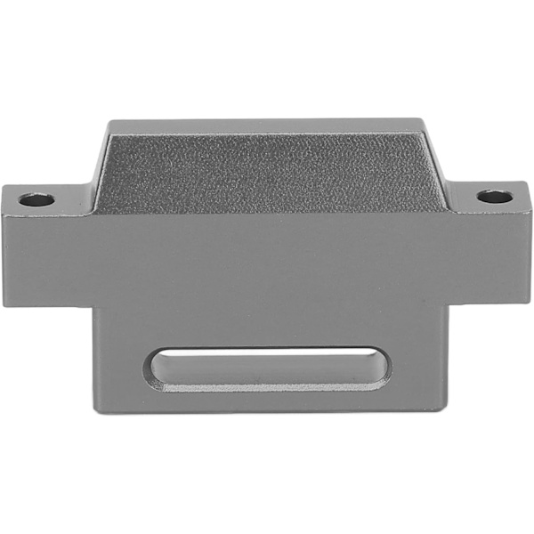 RC-auton akkuteline, alumiiniseoksesta valmistettu akkuteline hihnalla 1/10 Slash 2WD 5822 5822A -alustalle (harmaa) grå