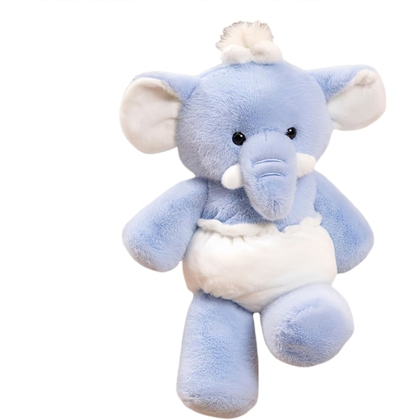 Plush Hund Leksaker, Söta Djur Leksaker, Cartoon Plush Leksak, Barn Plush Leksaker Med Hund Plush 17.7 Tum För Barn, Heminredning O blue elephant