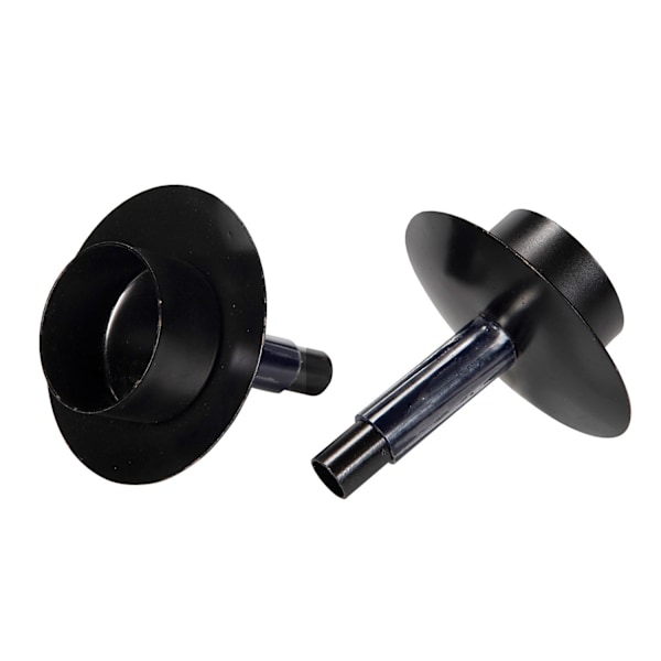 Flaskljusstake 4-pack Black Svart