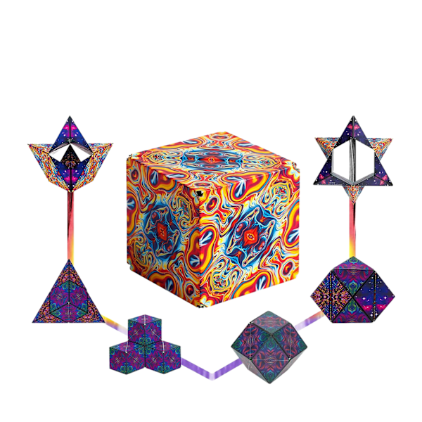 Formförskjutande låda - Prisbelönt, patenterad Fidget Cube w/