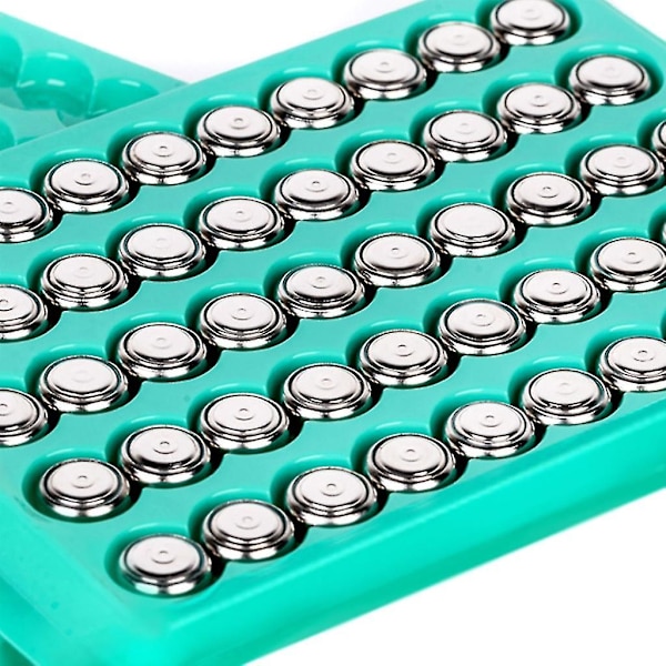 Pakke med 50/100 Ag13 knapbatteri LR44 knapbatteri MP3-afspiller legetøjsklokke lommeregner zink-manganbatteri 1,55 V [DB] 100 stk 100 pieces